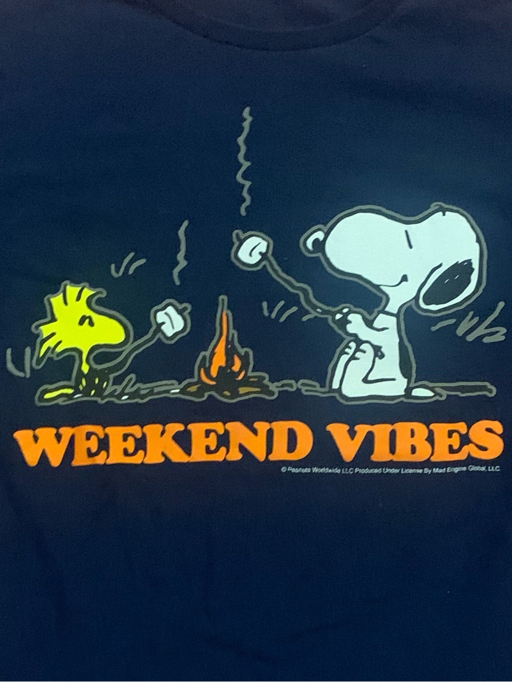 SNOOPY “Weekend Vibes” Tee Shirt - Picture 4 of 4